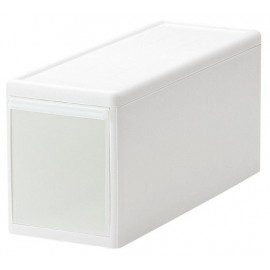 Cajón modular estrecho medio17x46x21 cm- blanco