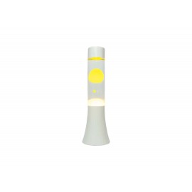 Lampe lave tower jaune mini