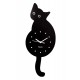 Horloge chat noir