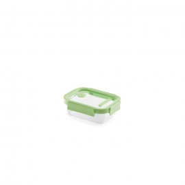 Recipiente hermético 100% de vidrio 640 ml rectangular