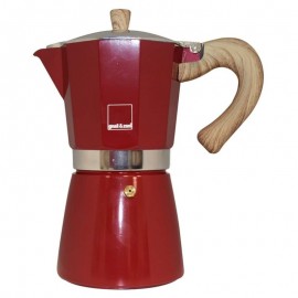 Cafetera Venezia roja 9 T