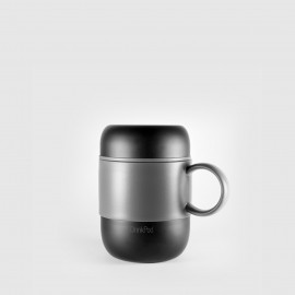 Vaso térmico con asa negro 0,28 l.