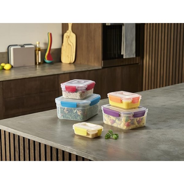 NestTM Lock - Set de 5 contenedores para alimentos