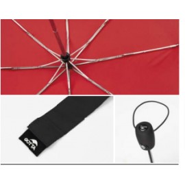 Parapluie double automátique madame rouge