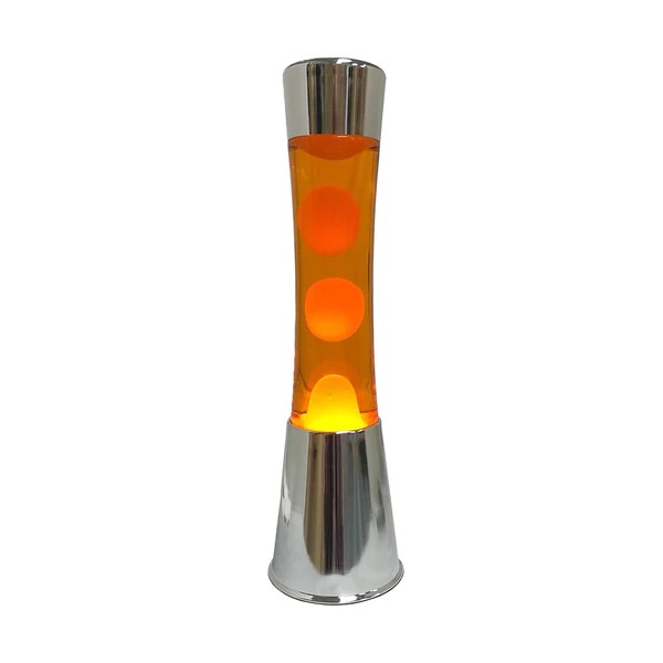 Lampe lave tower orange
