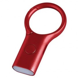 Porte-clés avec mini torche LED rouge