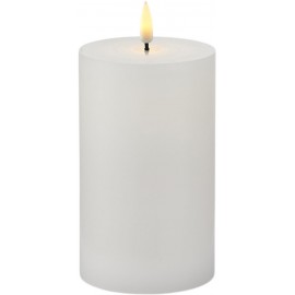 Vela led decorativa Sirius Sille blanca 12,5 cm.