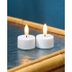 Vela led decorativa Sirius Sille blanca tealight (2x)