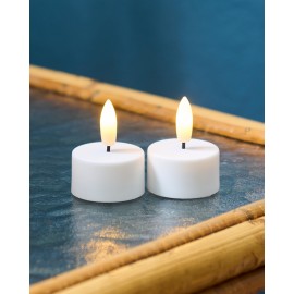 Vela led decorativa Sirius Sille blanca tealight (2x)