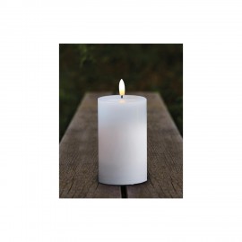 Vela led decorativa Sirius Sille blanca 12,5 cm. exterior