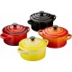 4 x Mini Cocottes redonda Le Creuset 10 tonos otoño