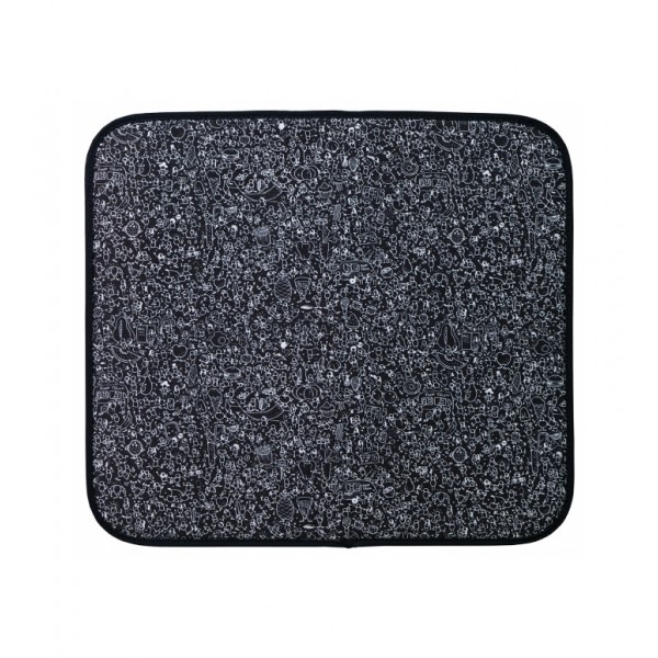 Tapis egouttoir noir
