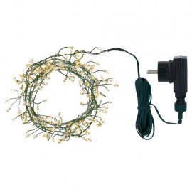 Lumiere led 160 Trille vert cluster