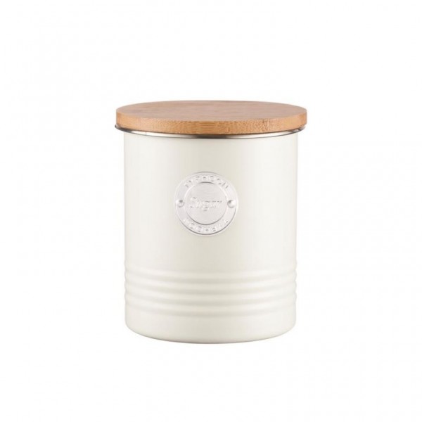 Bote hermético para azucar 1 L Living crema