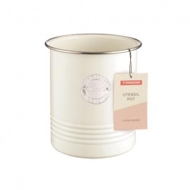 Bote para utensilios Living crema