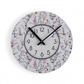 Horloge cuisine Fleurs