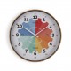 Horloge couleurs