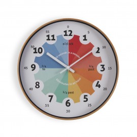 Reloj colores 30 cm.
