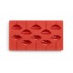 Molde de piruletas de labios de Escribá