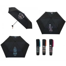 Paraguas plegable manual con mensaje Smati