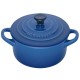 Mini Cocotte redonda Le Creuset 10 Marseille (azul)