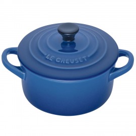 Mini Cocotte redonda Le Creuset 10 Marseille (azul)