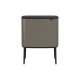 Cubo 2 compartimentos Bo Touch bin mineral golden beach de Brabantia