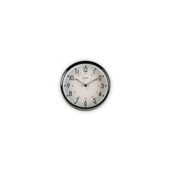 Reloj de pared negro 27,5 cm