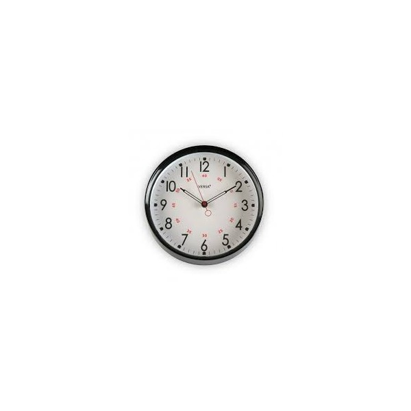 Reloj de pared negro 27,5 cm