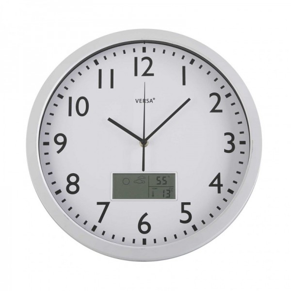 Reloj de pared meteo blanco 35 cm