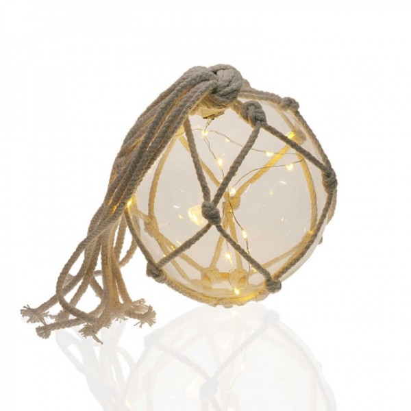 Bola con luces led y red