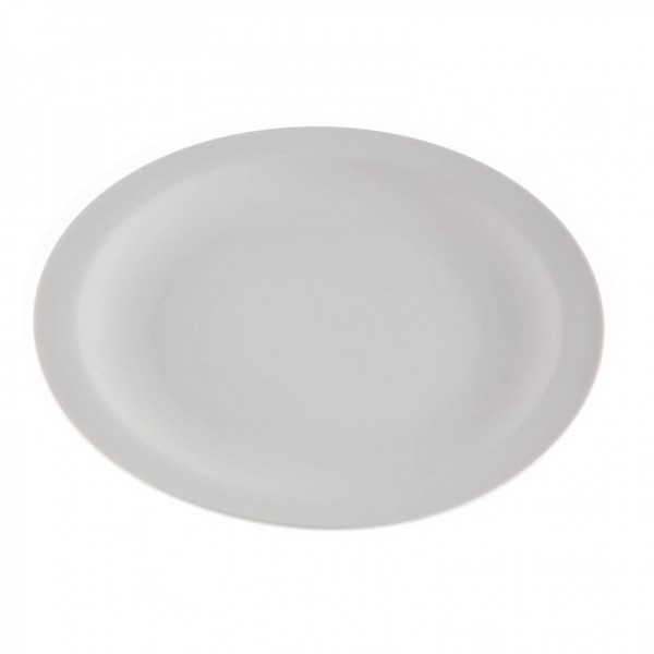 Plato llano New white