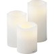 Velas led decorativas Sirius Tenna Blancas