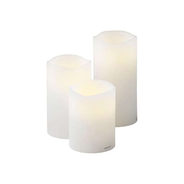 Velas led decorativas Sirius Tenna Blancas