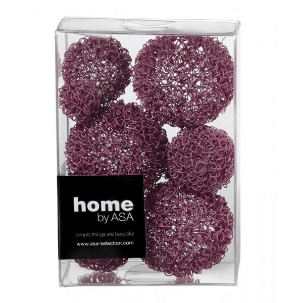 Bolas decorativas marrones