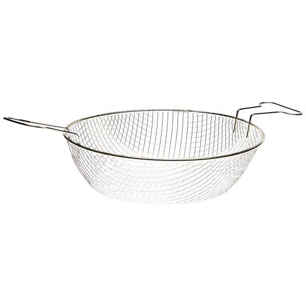 Cestillo bombeado estañado para freidora de 32 cm