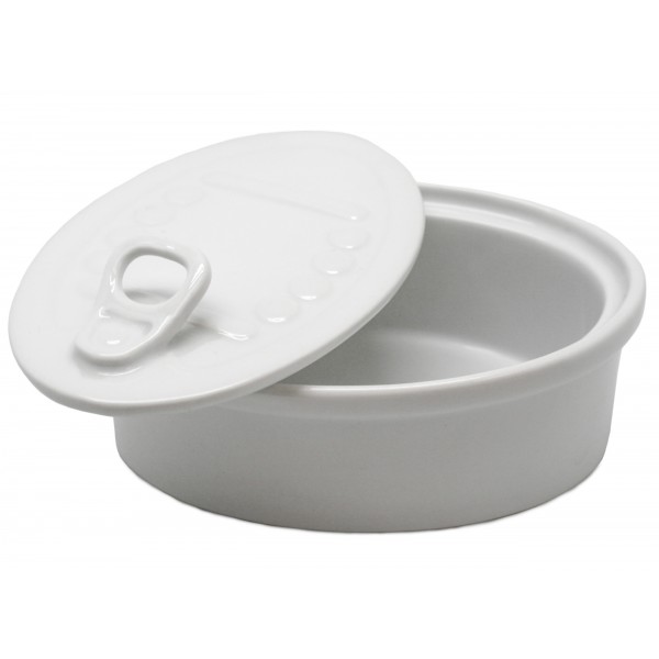 Lata de porcelana para aperitivos