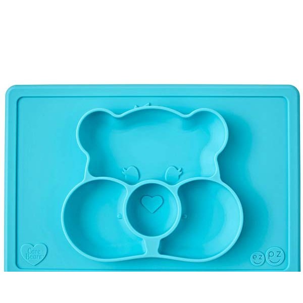 Plato y mantel oso amarillo