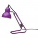 Lámpara de mesa morada