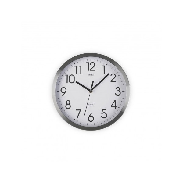 Reloj de pared aluminio 25 cm