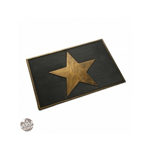 Felpudo de goma estrella