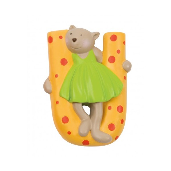 Letra resina L roja MR