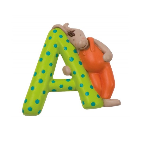 Letra resina A amarilla MR