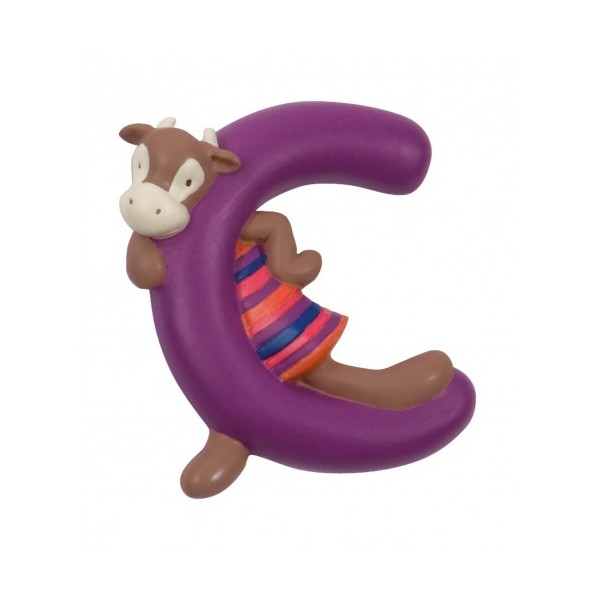 Letra resina B turquesa MR