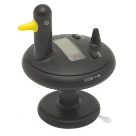 Duck Timer negro Alessi