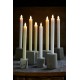Velas led decorativas Sirius Sara mini blanca