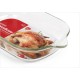 Plato vidrio para horno y mesa- 2,4L