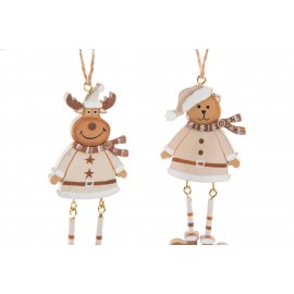 Adornos navideños surtidos rojos