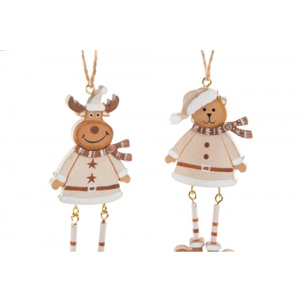 Adornos navideños surtidos rojos