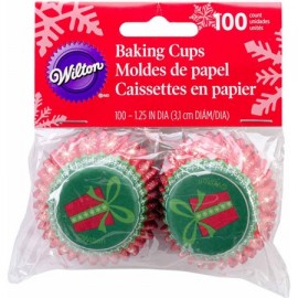 100 Cápsulas para mini magdalenas candy